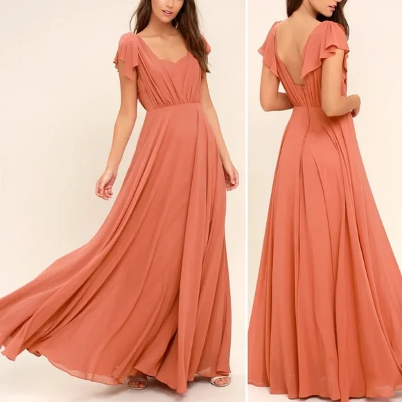 rusty rose bridesmaid dress Rusty Rose Bridesmaid Dress